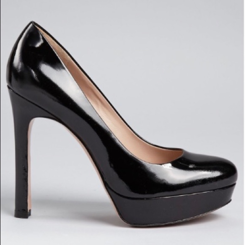 Size 8.5 Black Patent Stiletto Pump